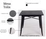 Imagem de Mesa Bar Quadrada Tolix Iron Preto 80x80