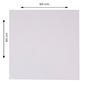 Imagem de Mesa Beta Big em Inox 75 cm (Altura) com Disco Redondo com Tampo em MDP Quadrado 60 cm Cor Branco