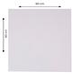 Imagem de Mesa Beta Big em Inox 75 cm (Altura) com Disco Redondo com Tampo em MDP Quadrado 80 cm Cor Branco