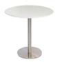 Imagem de Mesa Bistrô Beta 112,50 cm (Altura) com Tampo em MDP Redonda 70 cm Branco