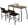 Imagem de Mesa Bistro Com 02 Banquetas Fit Flora Marrom
