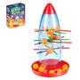Imagem de Mesa C/Cadeira Infantil Unicórnio + Jogo Foguete Encaixe