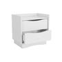 Imagem de Mesa Cabeceira 2 Gavetas M261 Branco - Kappesberg