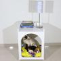 Imagem de Mesa Cabeceira,  Casa cachorro Gato Com Almofada- ARUK