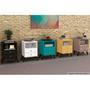 Imagem de Mesa Cabeceira Casal RT3103 c/ 2 Gavetas Rustico - Movelbento