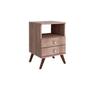 Imagem de Mesa Cabeceira Casal RT3103 c/ 2 Gavetas Rustico - Movelbento