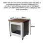 Imagem de Mesa Cabeceira PET MDF Retrô Cubo