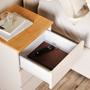 Imagem de Mesa Cabeceira Quarto 3 gavetaS Decoração Moderna Lateral Cama Organizada MIX - Comprou Chegou