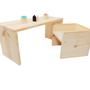 Imagem de Mesa + Cadeira Criativa Infantil em Madeira Montessori