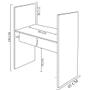 Imagem de Mesa Call Center Preto Em Mdf F031