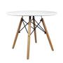 Imagem de Mesa Centro Eiffel Branca Super Moderna Para Casa Sala