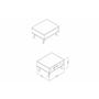 Imagem de Mesa Centro Sala RT3020 Rustico - Movelbento