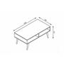 Imagem de Mesa Centro Sala RT3064 Rustico - Movelbento