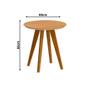 Imagem de Mesa Classic Lateral Redonda - Natural