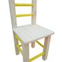 Imagem de Mesa Com 1 Cadeira Infantil De Madeira MDF Maciça Resistente