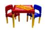 Imagem de Mesa Com 2 Cadeiras Educativa infantil E Jogo Hora Do Rush