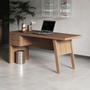 Imagem de Mesa com 2 Gavetas para Escritório Home Office ME4122 MDP Amendoa G69 - Gran Belo