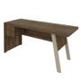 Imagem de Mesa com 2 Gavetas para Escritório Home Office ME4122 MDP Nogal/Fendi G69 - Gran Belo