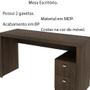 Imagem de Mesa com 2 Gavetas para Escritório Home Office ME4130 MDP Rustico G69 - Gran Belo