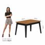 Mesa Com 4 Cadeiras Benim Preto Fosc/cinamomo/preto - Móveis Arapongas - A Móveis Arapongas Imagem de Mesa Com 4 Cadeiras Benim Preto Fosc/cinamomo/preto - Móveis Arapongas