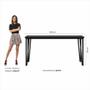 Imagem de Mesa Com 6 Cadeiras Industrial 1,8 Aspen Pr/pr/graf - Móveis Arapongas