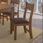 Imagem de Mesa Com 6 Cadeiras Violeta Imbuia/café Viero