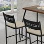 Imagem de Mesa Com Banquetas Fit Flora Assento Bege