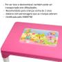 Imagem de Mesa com Cadeira de Princesas Infantil Desmontável até 15kg