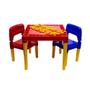 Imagem de Mesa com Cadeira Didática com Números e Alfabeto para Menino