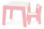 Imagem de Mesa com cadeira infantil - rosa r.990 junges