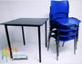 Imagem de Mesa com cadeiras iso Azul