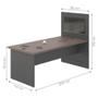 Imagem de Mesa com Painel Bot Freijo Preto