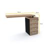 Imagem de Mesa complemento 4 gavetas pandin pe40 - naturalle