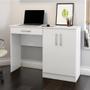 Imagem de Mesa Computador com Portas e Gavetas  Space Branco - Patrimar