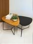 Imagem de Mesa Conjunto Pietra Preta Estilo Industrial