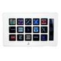 Imagem de Mesa Controladora de Stream Rise Mode Vision 01, 15 Teclas LCD, Atalhos Personalizáveis, Branco - RM-MC-01-W