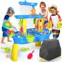 Imagem de Mesa de Água e Areia VATOS 3 Níveis com Capa - Brinquedo Infantil