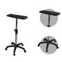 Imagem de Mesa de Apoio Carrinho Tatuagem Auxiliar Tattoo Regulável Tatuador Pedestal Dompel Multiuso Preto