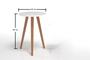 Imagem de Mesa de Apoio Individual Off White Acessível Simples
