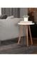 Imagem de Mesa de Apoio Individual Off White Acessível Simples