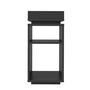 Imagem de Mesa De Apoio Lateral Com Nicho Artely Olivia Cor Preto