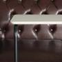 Imagem de Mesa de Apoio Lateral para Sofá com Base de Metal Tampo