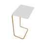 Imagem de Mesa de Apoio Lateral para Sofá com Base de Metal Tampo