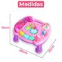Imagem de Mesa de Atividades Bebê Musical 3 em 1 Berço Carro e Chão Infantil Atentu