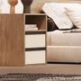 Imagem de Mesa de Cabeceira 2 Gavetas 100 MDF Select Belmax