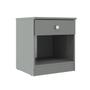 Imagem de Mesa de Cabeceira com 1 Gaveta 40x45cm London Cinza 6500