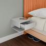 Imagem de Mesa De Cabeceira Com Gaveta Superior Slim Quarto Mdf
