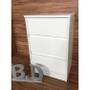 Imagem de Mesa de cabeceira de chão com 3 gavetas 1 peça 40x60x30 mdf branco