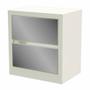 Imagem de Mesa de Cabeceira Dynamo com 2 Gavetas Espelhadas cor Off White - 64748