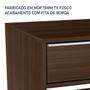 Imagem de Mesa de Cabeceira Lonova Quarto Design Industrial Aço e MDF com Gaveta Cobre e Villandry